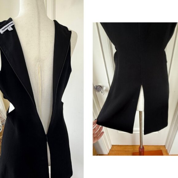 ELIZABETH AND JAMES Sleeveless Cutout Zane Tunic Top Black Size M - Picture 7 of 9